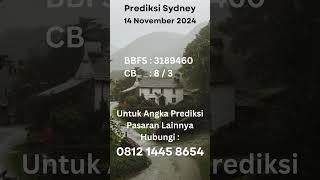 PREDIKSI SIDNEY HARI INI 14 NOVEMBER 2024 [upl. by Stein]