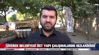 SİVEREK BELEDİYESİ ÜST YAPI ÇALIŞMALARINI HIZLANDIRDI [upl. by Carrie]