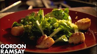 How to Cook Scallops and Crunchy Apple Salad  Gordon Ramsay [upl. by Chandra]