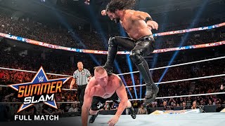 FULL MATCH Brock Lesnar vs Seth Rollins  Universal Title Match SummerSlam 2019 [upl. by Maison424]