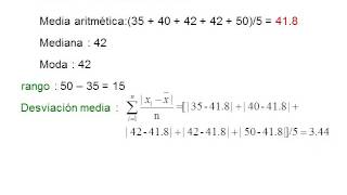 Medidas Descriptivas Ejemplo [upl. by Tteirrah962]