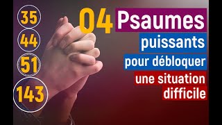 Psaumes puissant pour débloquer une situation difficile  psaume 35psaume 44psaume 51psaume 143 [upl. by Llenad93]