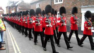 Scots Guards marching military band 1 Wantage UK May 2011 [upl. by Rutherfurd]