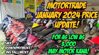 Motortrade January 2024 Price Update All Units Langga Gail [upl. by Myrilla387]