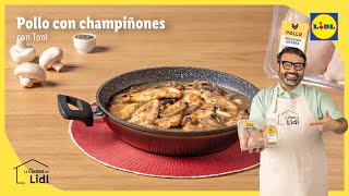 Pollo con champiñones 🍗🍄  Recetas de pollo  Lidl España [upl. by Josepha]