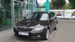 2014 Nowa Skoda Superb 20 TDI 170 KM 4x4  polski test PL [upl. by Aniham]