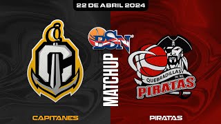 Capitanes de Arecibo vs Piratas de Quebradillas  BSN2024 [upl. by Yerot707]