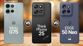 Moto G75 vs ThinkPhone 25 vs EDGE 50 Neo ⚡ Best Smartphone under 30000🔥🔥 [upl. by Attenaj]