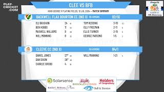 Cleeve CC 2nd XI v Backwell Flax Bourton CC 2nd XI [upl. by Tebzil]