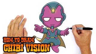 How to Draw Vision  The Avengers [upl. by Negroj363]