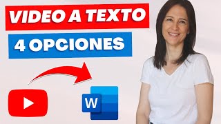 Cómo obtener un TEXTO TRANSCRITO de un vídeo de YouTube de forma automática y gratuita [upl. by Jasper]