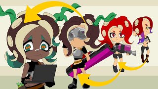 【Splatoon3 Fan Animation】Hierarchy of ranks in Octoling [upl. by Occor]