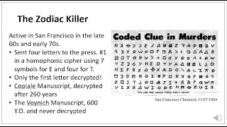 005 CRYPTOGRAPHY LECTURE 2 PART 3 PLAYFAIR AND HOMOPHONIC CIPHERS [upl. by Marissa269]