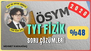 2020 YKS TYT Çıkmış Fizik Soru Çözümleri [upl. by Ardnosal]