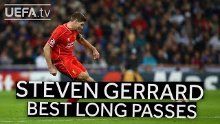 STEVEN GERRARD Best Long Passer in UCL [upl. by Alram667]