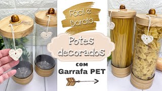 Potes organizadores com Garrafas PET [upl. by Durnan71]