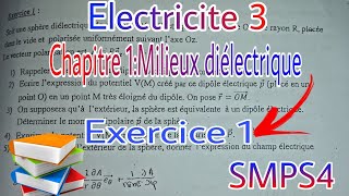 Exercice 1Électrité 3 SMPS4 Chapitre 1 Milieux diélectrique 💥📚💥 [upl. by Nellaf]