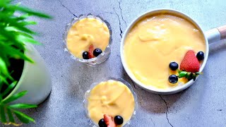 Vanilla Custard Recipe With Custard Powder [upl. by Hairabez209]