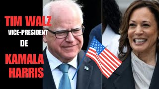 États Unis Kamala Harris choisit Tim Walz pour être son vice président [upl. by Geraud]