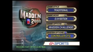 49ers  Chiefs Sim  Madden NFL 2000  Nintendo 64 1999 [upl. by Attennyl623]