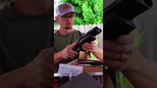 Double Barrel 12 Gauge AIR Pistol is low key good AEA Harpoon shorts viral trending [upl. by Cailly]