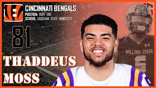 CINCINNATI BENGALS Thaddeus Moss ᴴᴰ [upl. by Pen574]