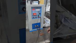 How to use JINLAI JLCG6KW Induction Heating Machine to arrive 304 Stainless Steel Tube to 700℃？ [upl. by Akym]