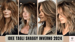 tagli capelli inverno 2024 shag [upl. by Rozelle]