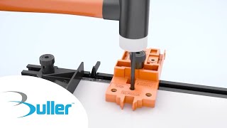 How To Use The Blum Drilling Template For Clip Mounting Plates And Hinges  65750003 [upl. by Onaireves116]