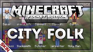 Download City Folk Skin Pack  Minecraft PE  01500160 [upl. by Adelina342]