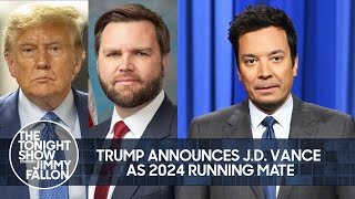 Trump Announces JD Vance as 2024 Running Mate Taylor Swift Swallows Third Bug at Eras Tour [upl. by Lleral]