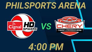 Cignal Hd Spikers vs Chery Tiggo  2023 PVL All Filipino Conference Live Score [upl. by Oal]