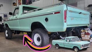 How to do a 4WD Body Conversion on a 7379 Ford Truck [upl. by Gibe]