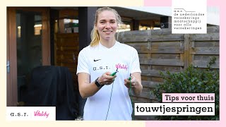 Touwtjespringen Warmingup of Cardio Workout zo moet het 4 tips  Tips voor Thuis [upl. by Nivert557]