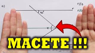 MACETE Retas paralelas cortadas por uma reta transversal [upl. by Hernando]