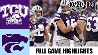 Kansas State vs TCU FULL GAME HIGHLIGHTS  NCAAF 2023  College Football [upl. by Missie]