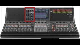 YAMAHA CL5 series Curso consolas digitales Parte 1 superficie de control resumido [upl. by Atikihc]