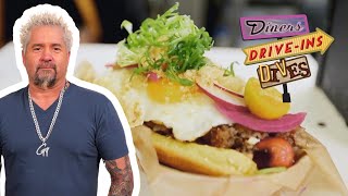 Guy Fieri Comes Back for quotNextLevelquot Filipino Hot Dog  Diners DriveIns and Dives  Food Network [upl. by Vivienne]