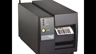 Intermec 3400E01500400 EasyCoder PM4i Barcode Printer [upl. by Ahsinnek]