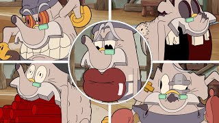 Cuphead  7 Fan Made Knockouts Of The Cuphead Show Elder Kettle  Animation [upl. by Aeret]