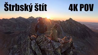 4K POV  Štrbský štít 2381m  Vysoké Tatry High Tatras [upl. by Paloma870]