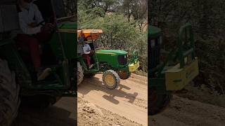 John Deere Tractor with Trolley video [upl. by Eelanna]