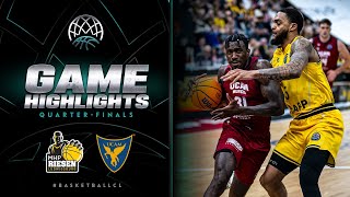 MHP RIESEN Ludwigsburg v UCAM Murcia  QuarterFinals Highlights  BasketballCL 202324 [upl. by Kjersti]