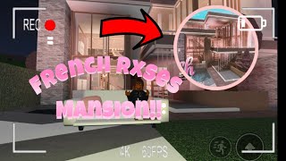 I BUILT THE FRENCHRXSES BLUSH MODERN MANSION House tour [upl. by Alexander574]