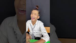 Hindi kavita in classes 😂🔥  Zamaanaa  shorts funny ytshorts relatable [upl. by Rachelle]