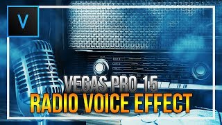 How To Create Radio Voice Effect in Vegas Pro 15 [upl. by Ntsuj167]