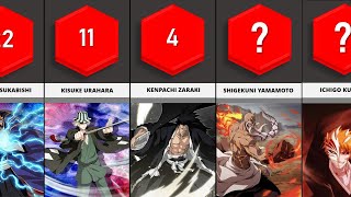 Top 25 Strongest Bleach Characters  Bleach 25 Shinigami Ranked From Weakest To Strongest [upl. by Eimoan]