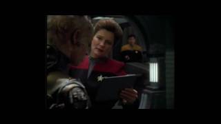 Seven of Nine and Captain Janeway scene HD [upl. by Combe]