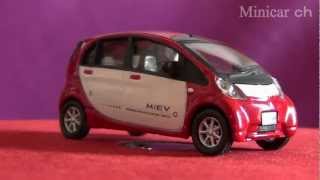 三菱 iMIEV ダイキャストミニカー164 Diecast Model 童友社 [upl. by Elleuqar3]