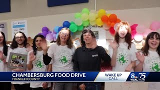 Chambersburg Food Drive has a Wake Up Call for WGAL News 8 Today [upl. by Rambow758]